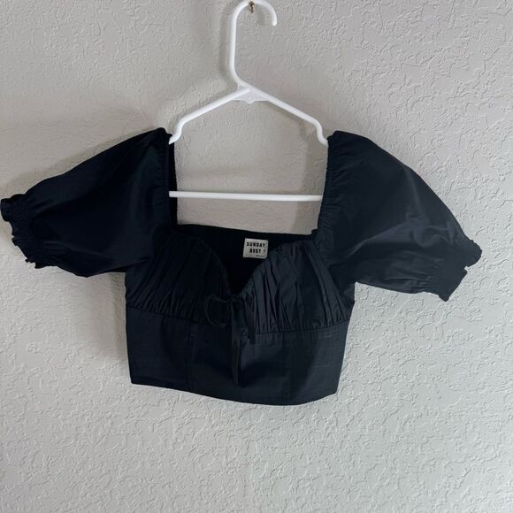 Aritzia Sunday Best Martine Crop Top - Picture 9 of 10